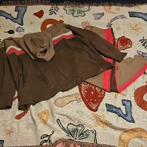 Torrid Brown Hoodie Set